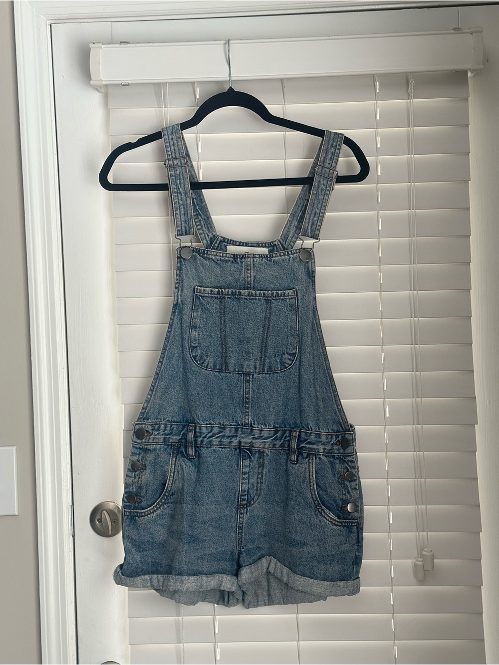 Cotton On Blue Denim Short Overalls